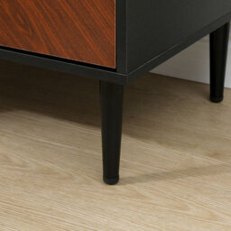 MMT Funiture Designs Mid-Century Sideboard, Console Table With Shelf, 71Cm X 81Cm White/oak Or Black - thumbnail 5