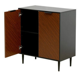 MMT Funiture Designs Mid-Century Sideboard, Console Table With Shelf, 71Cm X 81Cm White/oak Or Black - thumbnail 6