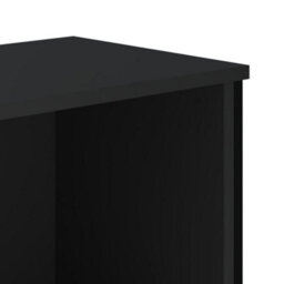 Berkfield Bookcase Black 50X31X137.5 Cm Engineered Wood - thumbnail 7