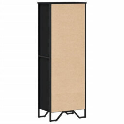 Berkfield Bookcase Black 50X31X137.5 Cm Engineered Wood - thumbnail 6