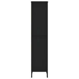 Berkfield Bookcase Black 50X31X137.5 Cm Engineered Wood - thumbnail 5