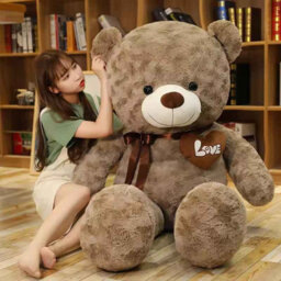 60Cm High Quality Teddy Bear, Soft Plush Toy And Pillow, Ideal Gift - thumbnail 2