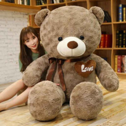 60Cm High Quality Teddy Bear, Soft Plush Toy And Pillow, Ideal Gift - thumbnail 1