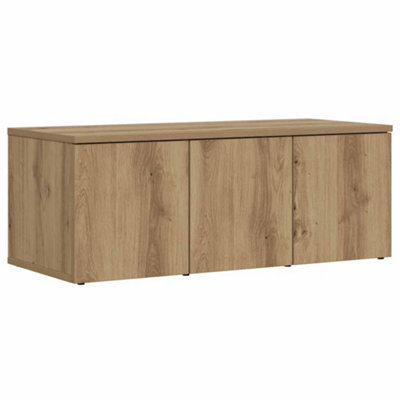 Berkfield Sturdy Tv Cabinet Artisan Oak 80X34X30 Cm Engineered Wood - image 1