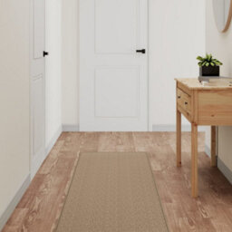 Berkfield Carpet Runner Sisal Look Sand 50X300 Cm - thumbnail 1