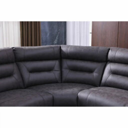 Xample Lucca Grey Fabric Power Reclining Corner Sofa 2 Recliners Usb Charging Ports Modern Comfortable Living Room Sofa Set - thumbnail 8