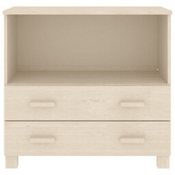 Berkfield Sturdy Sideboard Honey Brown 85X35X80 Cm Solid Wood Pine - thumbnail 5