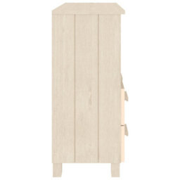 Berkfield Sturdy Sideboard Honey Brown 85X35X80 Cm Solid Wood Pine - thumbnail 6