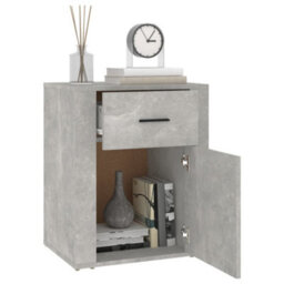 Vidaxl Bedside Cabinet Concrete Grey 50X36X60 Cm Engineered Wood - thumbnail 5