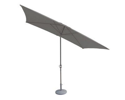 Royalcraft Grey 2.4X3M Crank And Tilt Parasol - Grey Pole (38mm Pole, 8 Ribs) - image 1