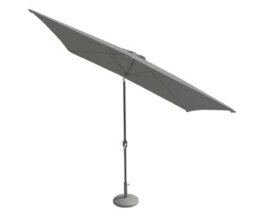 Royalcraft Grey 2.4X3M Crank And Tilt Parasol - Grey Pole (38mm Pole, 8 Ribs) - thumbnail 3