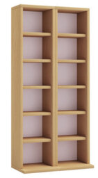 Vcm Wood Cd Dvd Stand Shelf Cabinet Milano - thumbnail 2