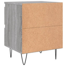 Berkfield Bedside Cabinet Grey Sonoma 40X35X50 Cm Engineered Wood - thumbnail 8