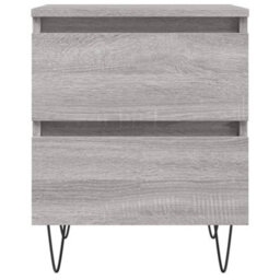 Berkfield Bedside Cabinet Grey Sonoma 40X35X50 Cm Engineered Wood - thumbnail 5