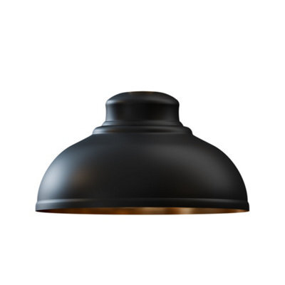 Black Gold Vintage Industrial Ceiling Lamp  Modern Retro Pendant Light Shade - image 1