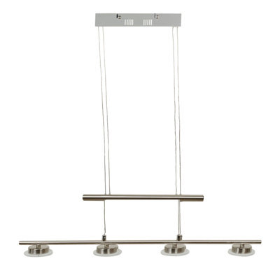 Urbn-Living Urbnliving Modern Ceiling Warm White Light Modern Hanging Fixture With Satin Nickel Finish Spot Light Shade - image 1