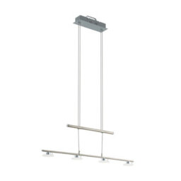 Urbn-Living Urbnliving Modern Ceiling Warm White Light Modern Hanging Fixture With Satin Nickel Finish Spot Light  Shade - thumbnail 8
