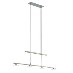 Urbn-Living Urbnliving Modern Ceiling Warm White Light Modern Hanging Fixture With Satin Nickel Finish Spot Light  Shade - thumbnail 9