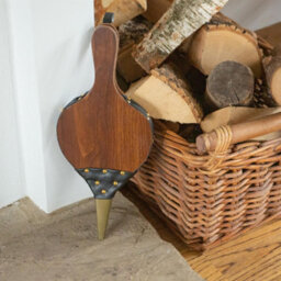 Hammer and Tongs Hammer & Tongs Fireplace Wood Bellows - Dark Wood - thumbnail 2