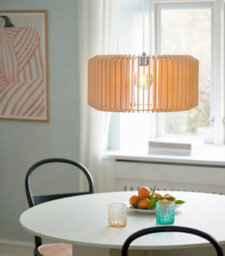 Nordlux Asti Wood Pendant Light Pattern Effects Brown,mains - thumbnail 5