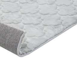 Beliani Faux Fur Rug Gharo Light Grey 80 X 150 Cm - thumbnail 6