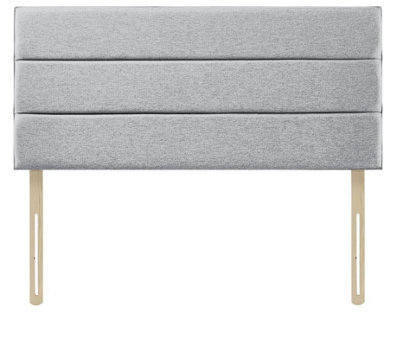 "Adore Designs Eton Chenille 4Ft Small Double 20"" Headboard - Ivory"