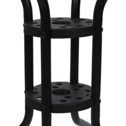 Urbn-Living Urbnliving 4Pcs Black Folding Deck Chairs With Garden Table Outdoor Patio Dining Furniture Set - thumbnail 7