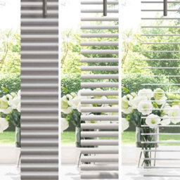 Walplus Window Blind With Curtains Manual Silver Aluminium - thumbnail 4