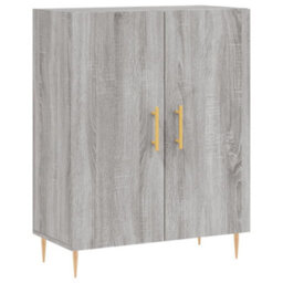 Berkfield Highboard Grey Sonoma 69.5X34X180 Cm Engineered Wood - thumbnail 7