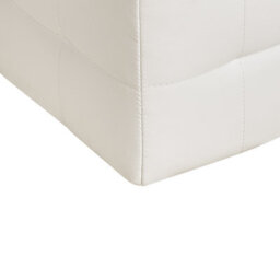 Beliani White Faux Leather Tufted Storage Ottoman Bench, Hinged Lid, 72 X 42 X 40 Cm - thumbnail 9