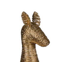 Beliani Christmas Decoration Led Akureyri Reindeer 110 Cm Gold - thumbnail 8