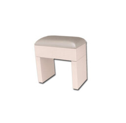 D Pro T Homeware Pink Mirrored Dressing Table Stool Glamorous Bedroom Seating
