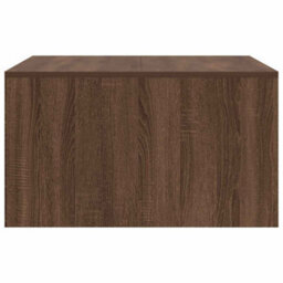 Berkfield Coffee Table With Drawers Brown Oak 70.5X70X40 Cm - thumbnail 7