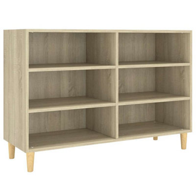 Berkfield Sturdy Sideboard Sonoma Oak 103.5X35X70 Cm Engineered Wood - image 1