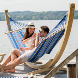 Amazonas Apollo Large Outdoor Wooden Hammock Stand (L) - thumbnail 2