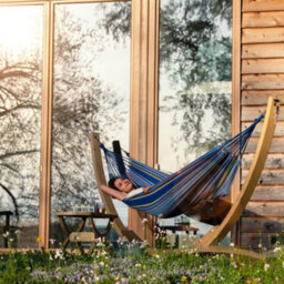 Amazonas Apollo Large Outdoor Wooden Hammock Stand (L) - thumbnail 8