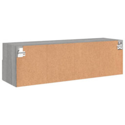 Berkfield Durable Tv Wall Cabinet Grey Sonoma 100X30X30 Cm Engineered Wood - thumbnail 9