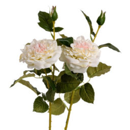 Hill Interiors Uk Homeliving White Garden Rose Spray - thumbnail 4