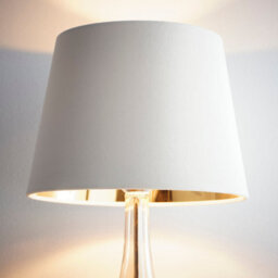 K Living Velvet Empire Cream Shade For Ceiling And Table Lamp 10 Inch Shade - thumbnail 2