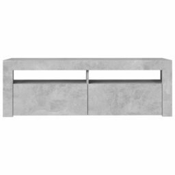 Vidaxl Tv Cabinet With Led Lights Concrete Grey 120X35X40 Cm - thumbnail 8