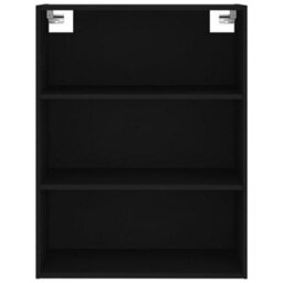 Berkfield Highboard Black 69.5X32.5X180 Cm Engineered Wood - thumbnail 7