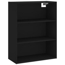 Berkfield Highboard Black 69.5X32.5X180 Cm Engineered Wood - thumbnail 6