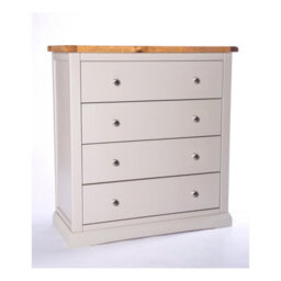 Cabinet Bits Loreo 4 Drawer Chest Of Drawers Chrome Knob - thumbnail 1