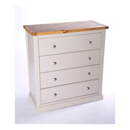 Cabinet Bits Loreo 4 Drawer Chest Of Drawers Chrome Knob - thumbnail 3