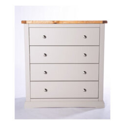 Cabinet Bits Loreo 4 Drawer Chest Of Drawers Chrome Knob - thumbnail 2