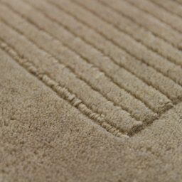 Beige Handmade Modern Plain Wool Easy To Clean Handmade Rug For Bedroom Dining Room Living Room -160Cm X 230Cm - thumbnail 3