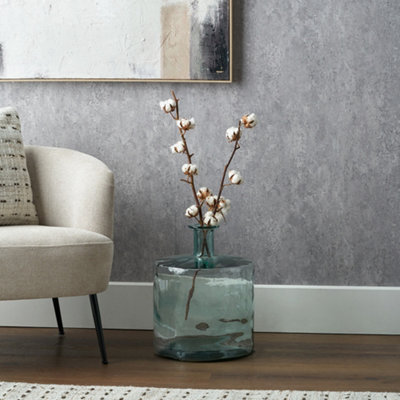 Pacific Lifestyle Clear Recycled Glass Bottle Vase - image 1