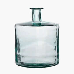 Pacific Lifestyle Clear Recycled Glass Bottle Vase - thumbnail 2