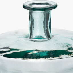 Pacific Lifestyle Clear Recycled Glass Bottle Vase - thumbnail 3