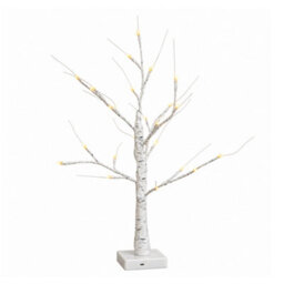 Samuel Alexander 60Cm Battery Powered Light Up Christmas Birch Tree With 24 Warm White Leds - thumbnail 8